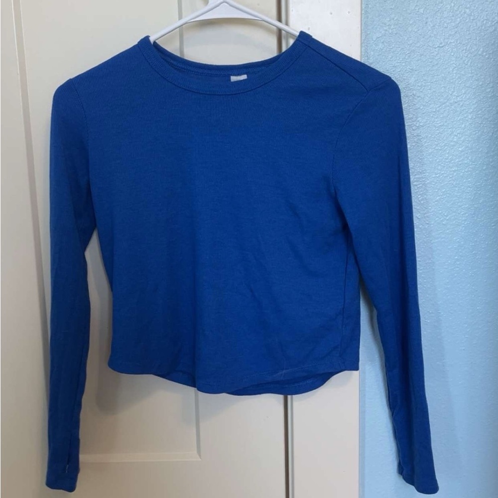 All in Motion Blue Long Sleeve Tee